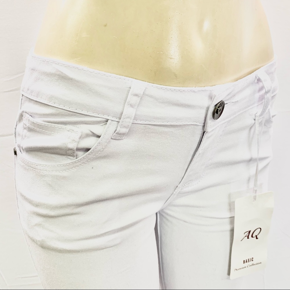 White High Waist Columbian Butt Lifting Skinny Jeans!